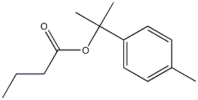 1-Methyl-1-(4-methylphenyl)ethyl butyrate Struktur