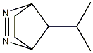 2,3-Diazabicyclo[2.2.1]hept-2-ene, 7-isopropyl- Struktur