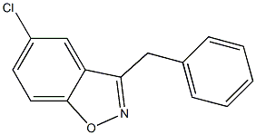 3-benyl-5-chlorobenzoisoxazole Struktur