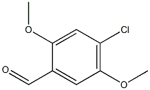 4-Chloro-2,5-dimethoxybenzaldehyde. Struktur