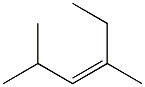 cis-2,4-Dimethyl-3-hexene. Struktur