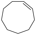 cis-Cyclononene. Struktur