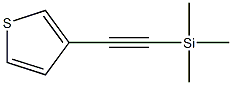 (3-THIENYLETHYNYL)TRIMETHYLSILANE Struktur