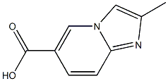 2-METHYLIMIDAZO[1,2-A]PYRIDINE-6-CARBOXYLICACID Struktur