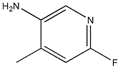 5-Amino-2-fluoro-4-methylpyridine Struktur