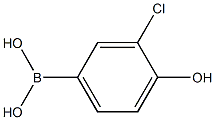 3-Chloro-4-hydroxybenzeneboronic acid 96% Struktur