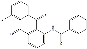 1-CHLORO-5-BENZOYLAMIBO ANTHRAQUINONE Struktur