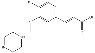 PIPERAZLINE FERULATE Struktur