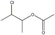 3-chloro-2-butyl acetate Struktur