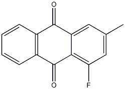 4-fluoro-2-methylantha-quinone Struktur