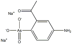 acetylarsanilic acid sodium salt Struktur