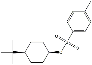 cis-4-tert-butylcyclohexyl tosylate Struktur