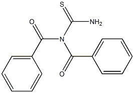 dibenzoylthiourea Struktur