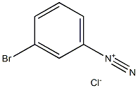 m-bromobenzenediazonium chloride Struktur