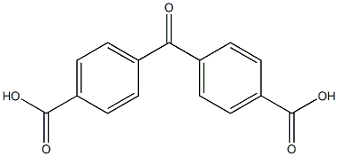 p,p'-benzophenone-dicarboxylic acid Struktur