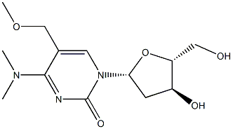 N,N-dimethyl-5-methoxymethyl-2'-deoxycytidine Struktur