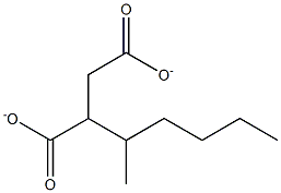 (1-methylpentyl)succinate Struktur