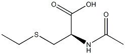 S-ethyl-N-acetyl-cysteine Struktur