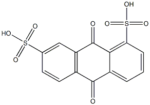 1,7-disulfoanthraquinone Struktur