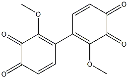 3,3'-dimethoxy-4,4'-biphenoquinone Struktur