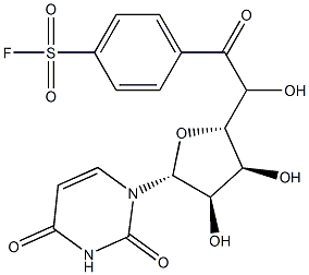 5'-(4-fluorosulfonylbenzoyl)uridine Struktur