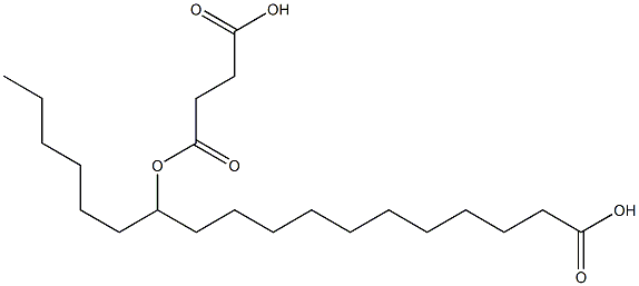 12-hydroxystearic acid succinate Struktur