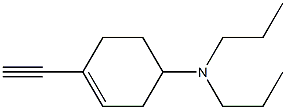 (4-ethynylcyclohex-3-enyl)dipropylamine Struktur