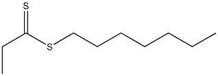 methyl 1-heptylthioacetothioate Struktur