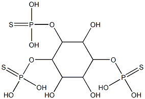 inositol 1,3,6-trisphosphorothioate Struktur