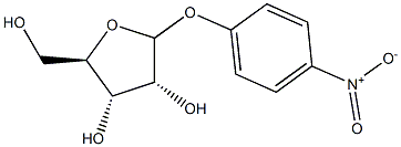 4-nitrophenylribofuranoside Struktur