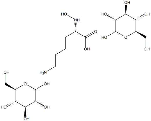 hydroxylysine diglycoside Struktur