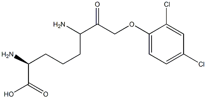 epsilon-(2,4-dichlorophenoxyacetyl)lysine Struktur