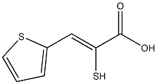 mercapto-(2-thienyl)acrylic acid Struktur