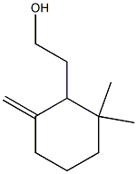 2-(2',2'-dimethyl-6'-methylenecyclohexyl)ethanol Struktur