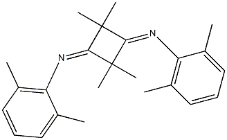 2,2,4,4-tetramethyl-N,N'-bis(2,6-dimethylphenyl)cyclobutane-1,3-diimine Struktur