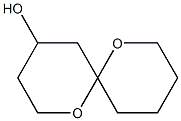 4-hydroxy-1,7-dioxaspiro(5.5)undecane Struktur