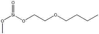 methyl 2-butoxyethyl silicate Struktur