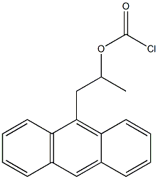 1-(9-anthryl)-2-propyl chloroformate Struktur