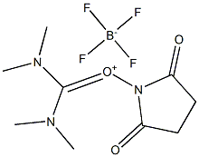 N,N,N',N'-tetramethyl(succinimido)uronium tetrafluoroborate Struktur