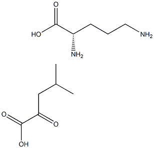 ornithine alpha-ketoisocaproate Struktur