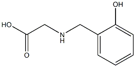 N-(2-hydroxybenzyl)glycine Struktur