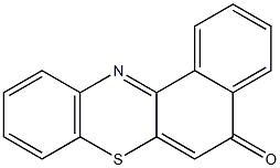 5-oxo-5H-benzo(a)phenothiazine Struktur