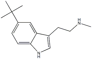 N-methyl-5-tert-butyltryptamine Struktur