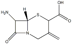 7-amino-3-methylenecepham-4-carboxylic acid Struktur