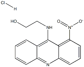 1-nitro-9-(2'-hydroxyethylamino)acridine hydrochloride Struktur