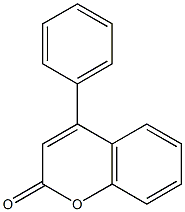 4-phenylcoumarin Struktur