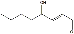 4-HYDROXYOCTENAL Struktur