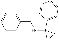 N-(1-PHENYLCYCLOPROPYL)BENZYLAMINE Struktur