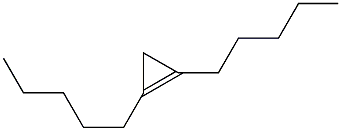 1,2-DIPENTYLCYCLOPROPENE Struktur