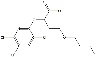 2-BUTOXYETHYL-[(3,5,6-TRICHLORO-2-PYRIDINYL)_OXY]ACETATE Struktur